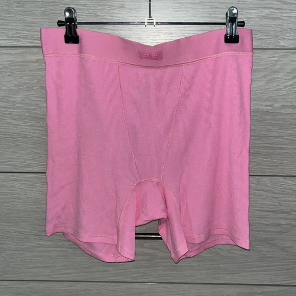 RARE SKIMS Soft Lounge Boxer Cotton Candy Large NWT - Picture 4 of 7